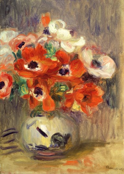 Anemonen von Pierre Auguste Renoir